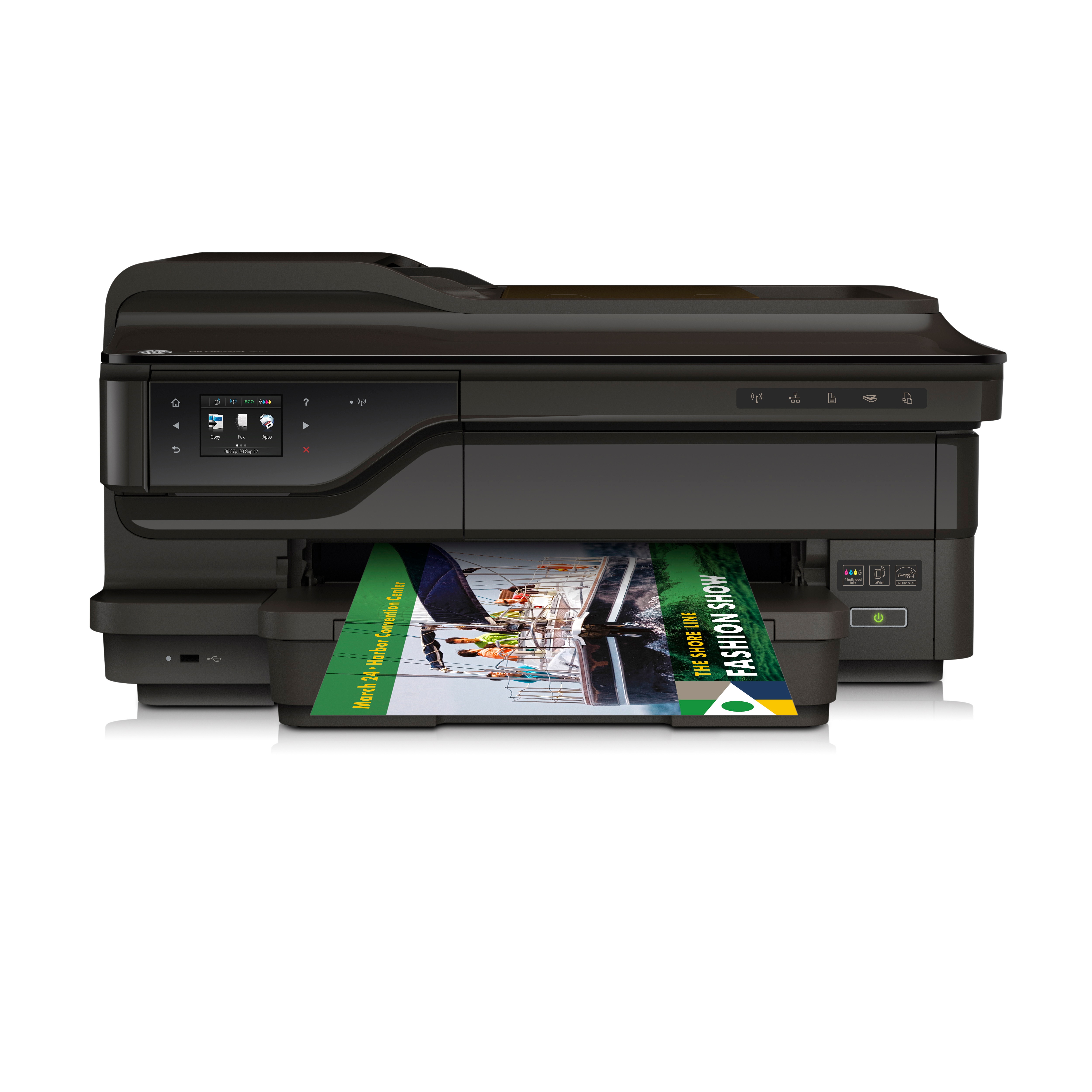 HP OfficeJet 7612 Thermal Inkjet A3 4800 x 1200 DPI 15 Seiten pro Minute WLAN