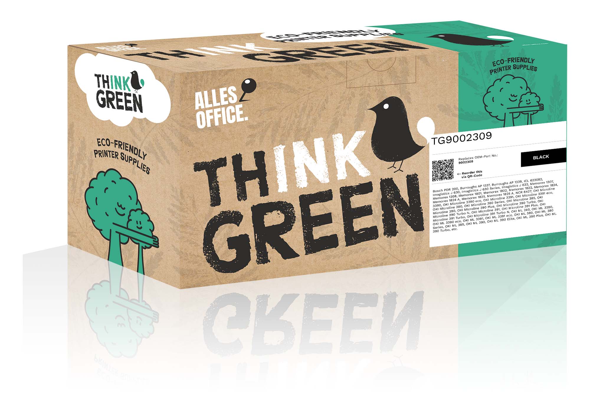 ThinkGreen OKI 9002309 Farbband schwarz