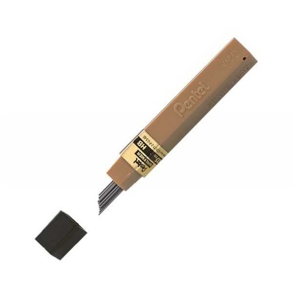 Ersatztintenstifte Pentel 2H, 0,5 mm, 12 Stück