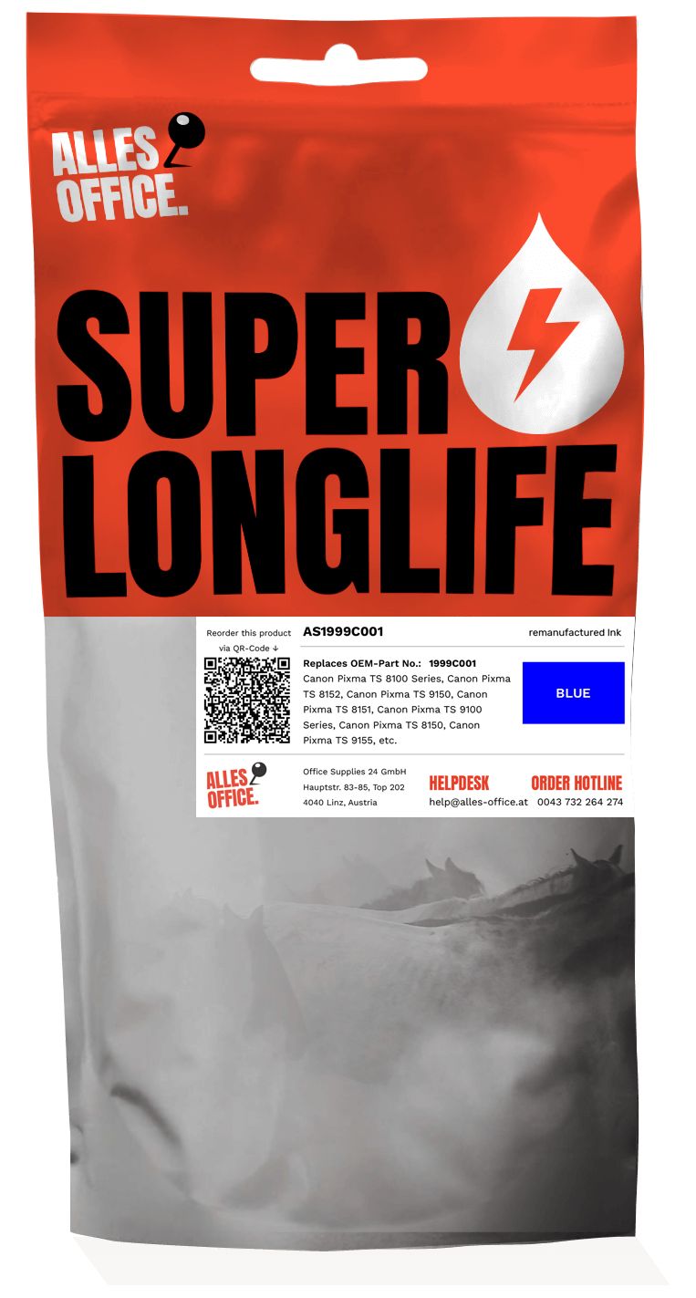 Superlonglife Canon 1999C001 / 581PBXXL Tinte blau