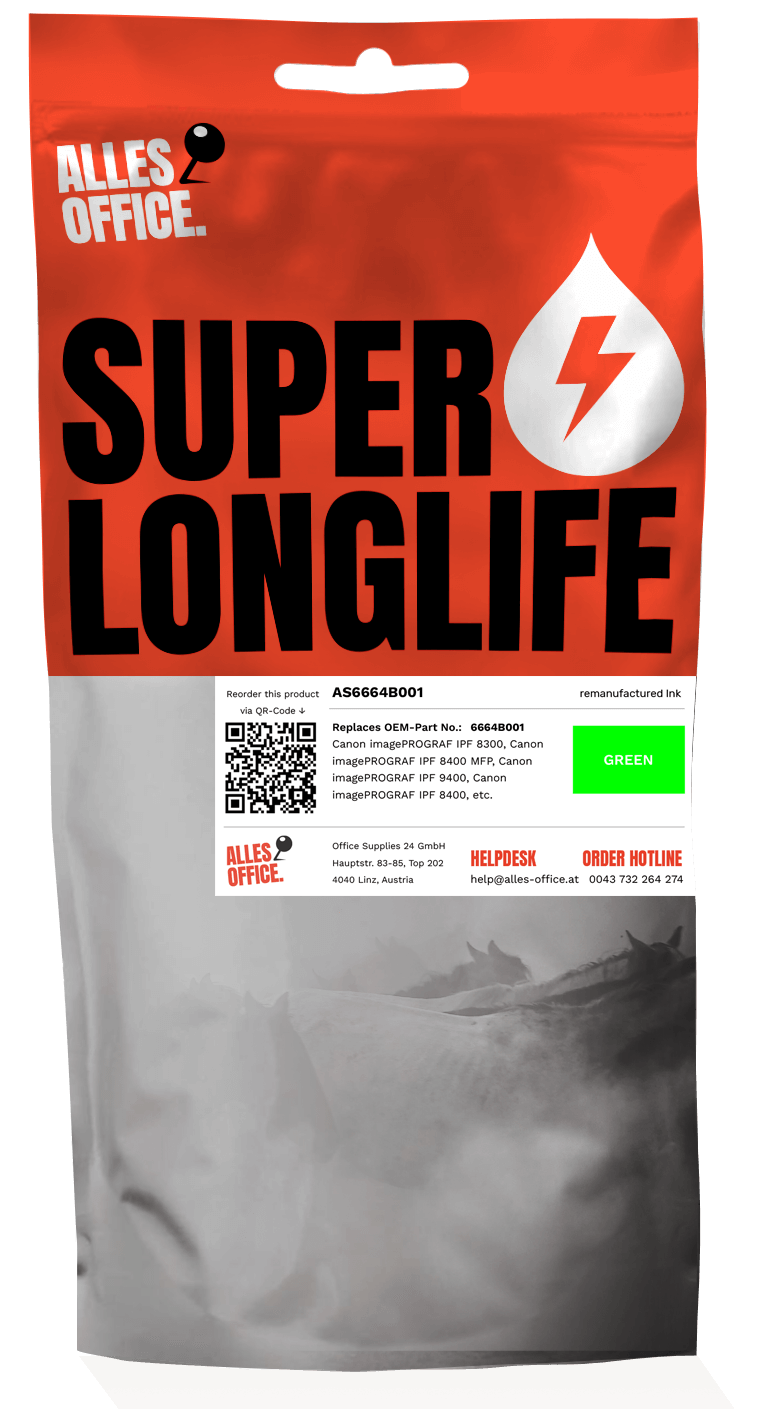 Superlonglife Canon 6664B001 / PFI-306G Tinte grün