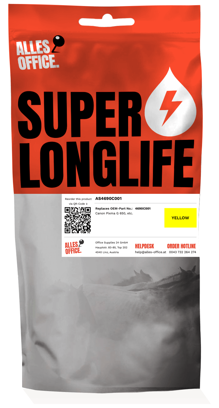 Superlonglife Canon 4690C001 / GI-53Y Tinte gelb