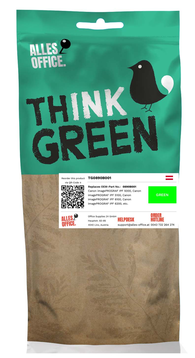 ThinkGreen Canon 0890B001 / PFI-101G Tinte grün