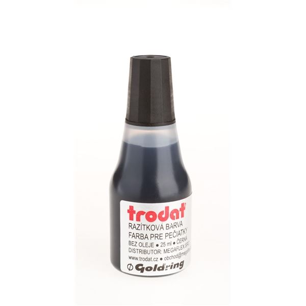 Trodat Stempelfarbe, 25 ml, schwarz