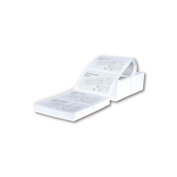 Tabellierpapier 1+2, 25 cm, Abrechnungsumschlag, Packung mit 1000 Umschlägen (= 1 Packung), Perf.6" mit BP (0297730)