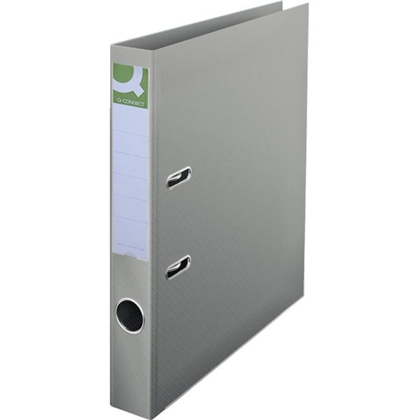 Schnellhefter A4 Connect 5 cm, grau, Kunststoff