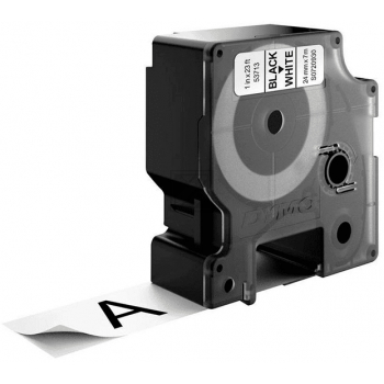 Test Dymo Schriftbandkassette schwarz/weiß (S0720930, 53713)