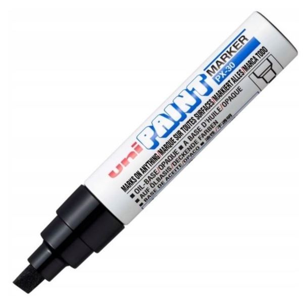 Farbmarkierer UNI PX-30, schwarz