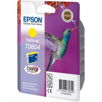 Test Epson Tintenpatrone gelb (C13T08044010, T0804)