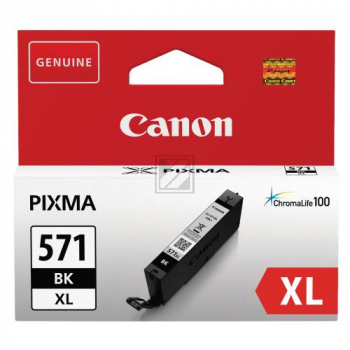 Original Canon 0331C001 / 571BKXL Tinte schwarz Canon Tintenpatrone schwarz HC (0331C001, CLI-571XLBK)