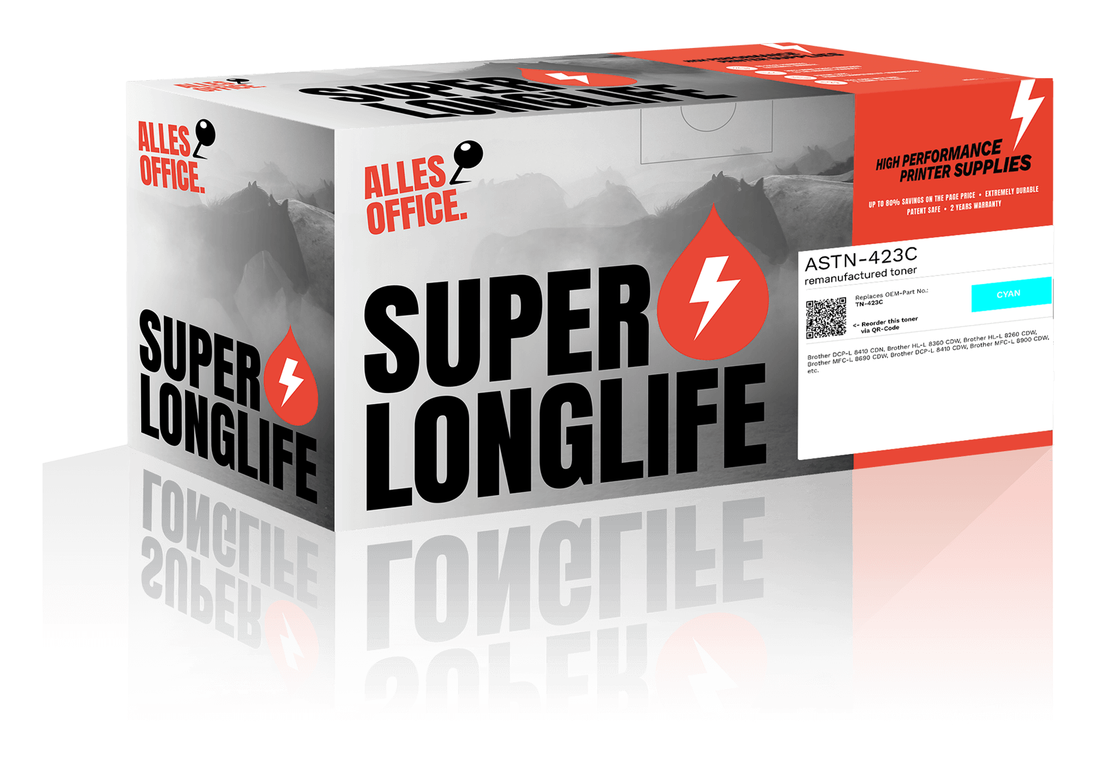 Superlonglife Brother TN-423C Toner cyan