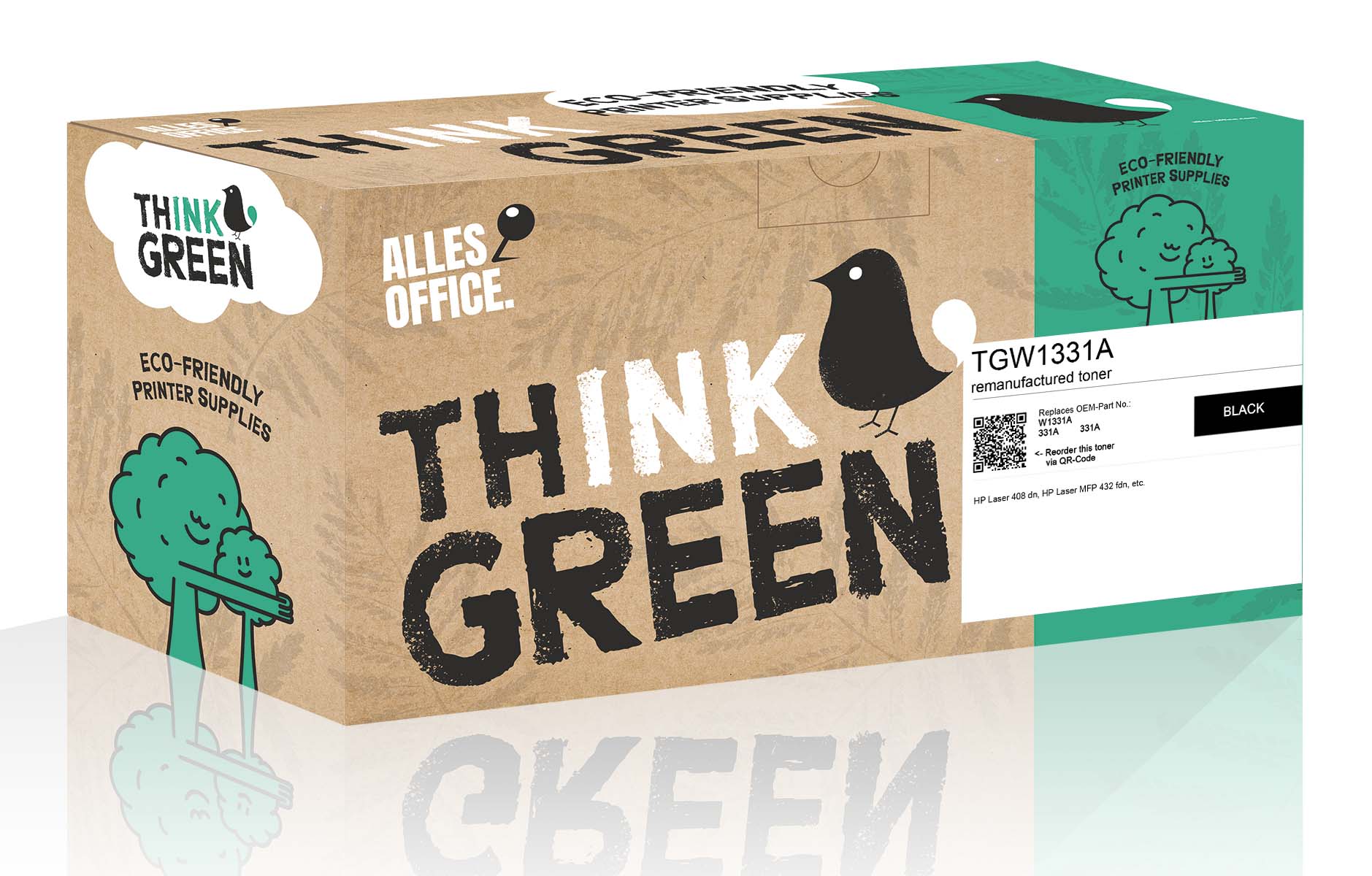 ThinkGreen HP W1331A / 331A Toner schwarz