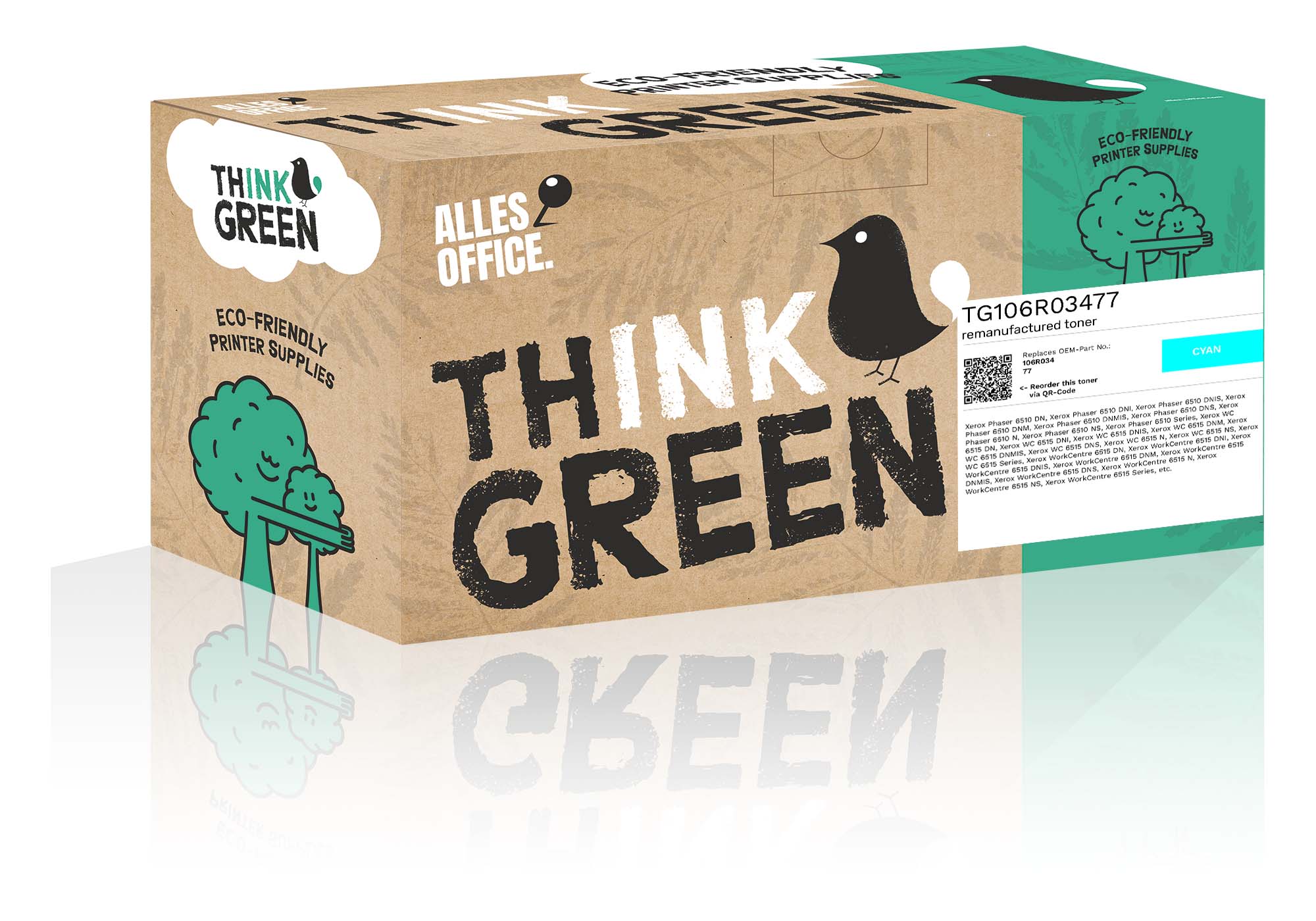 ThinkGreen Xerox 106R03477 Toner cyan