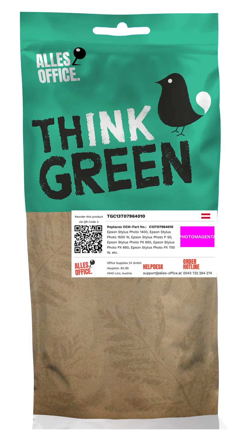 ThinkGreen Epson C13T07964010 / T0796 Tinte magenta foto