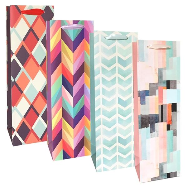 Geschenktüte - für Wein, 10 x 33 cm, 1 Stück