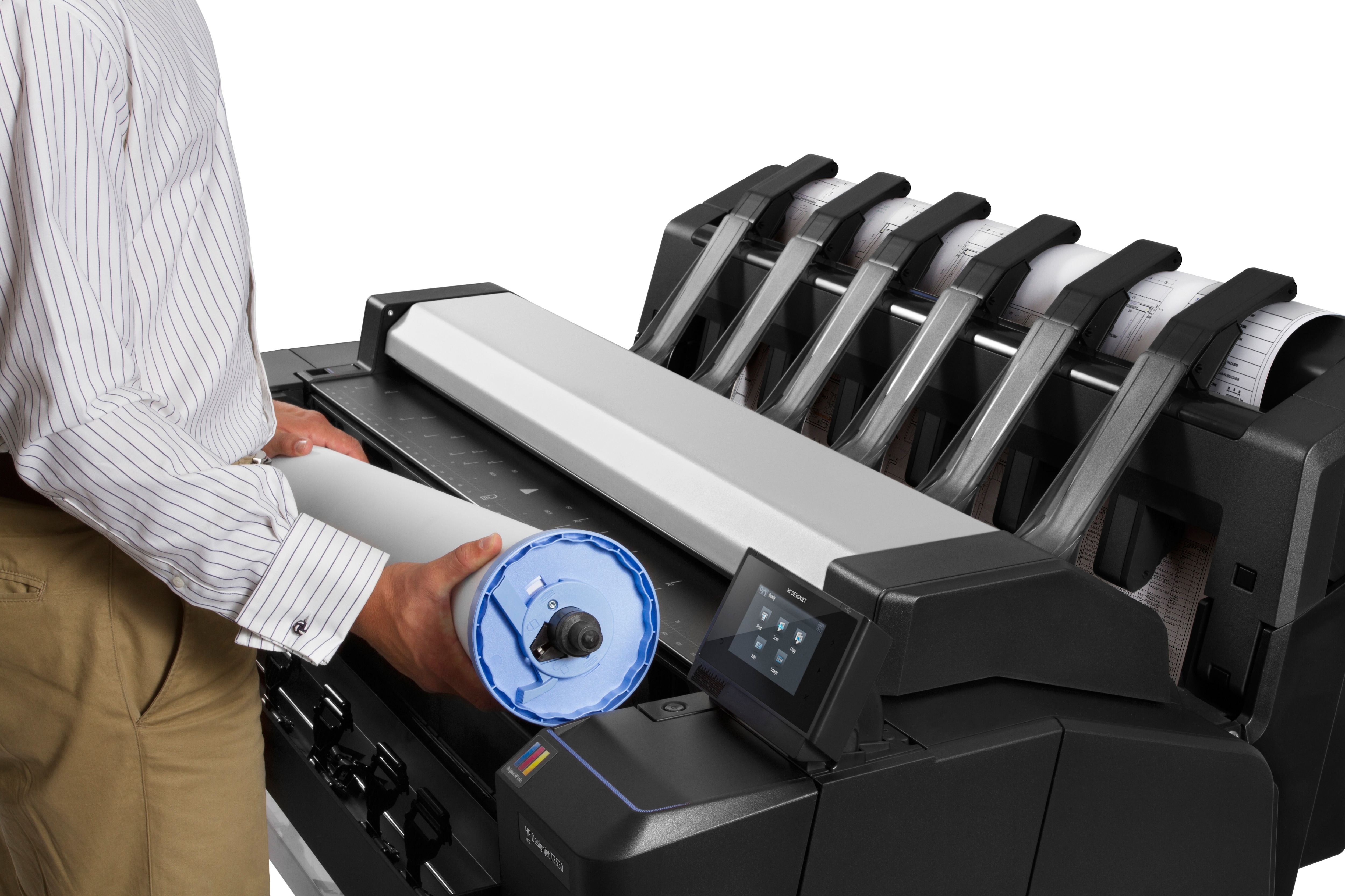 HP Designjet T2530 Großformatdrucker Thermal Inkjet Farbe 2400 x 1200 DPI A0 (841 x 1189 mm) Eingebauter Ethernet-Anschluss