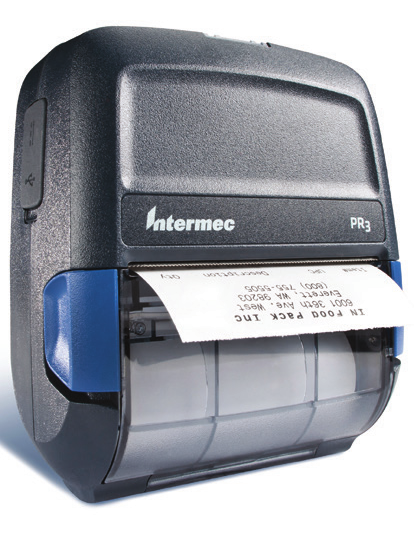 Intermec PR3 Direkt Wärme/Wärmeübertragung Mobiler Drucker 203 x 203 DPI Verkabelt & Kabellos