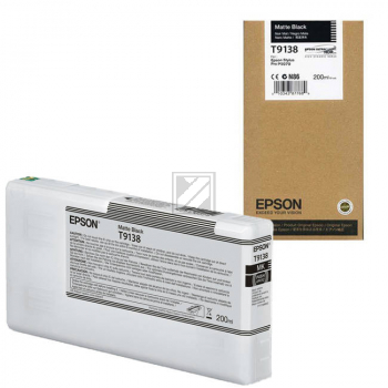 Test Epson Tintenpatrone schwarz matt (C13T91380N, T9138)