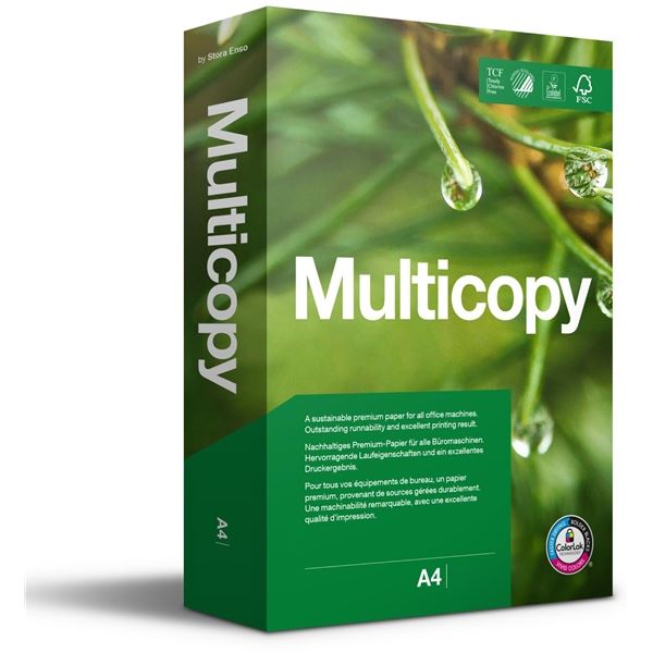 Kopierpapier A4 MultiCopy, 90 g, TCF, 500 Blatt