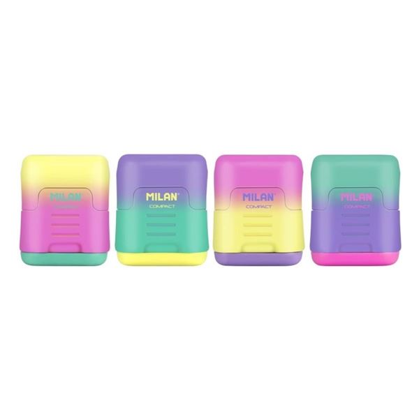 Bleistiftspitzer Milan Sunset, doppelt, Farbmix