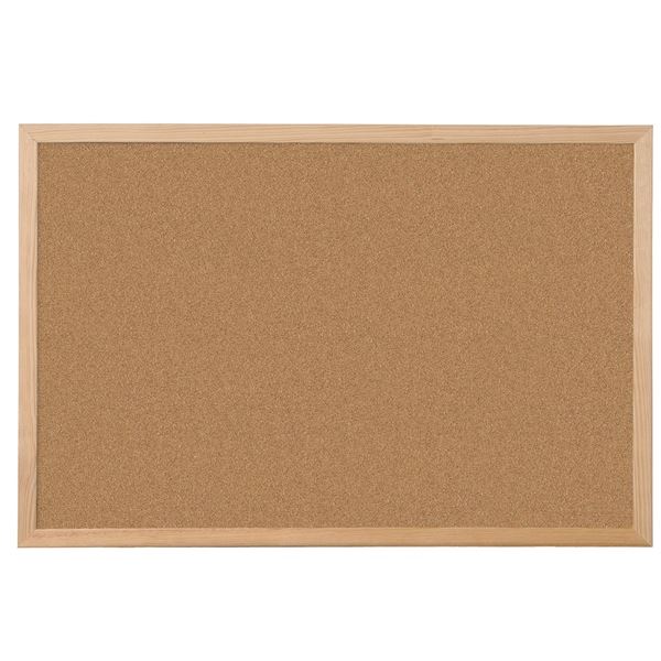Q-Connect Korkwandtafel 120x90 cm, Holzrahmen