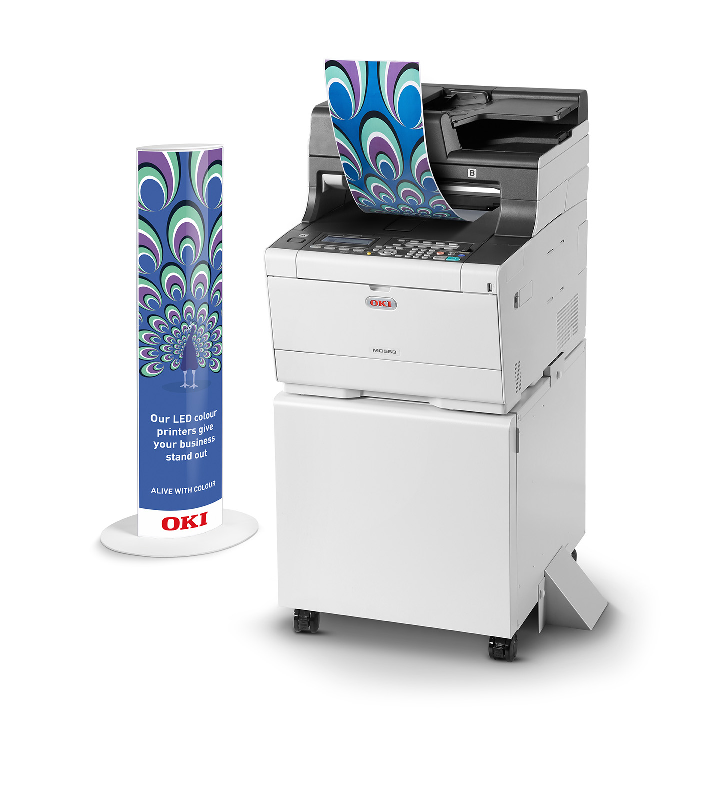 OKI MC563dn LED 1200 x 1200 DPI 30 Seiten pro Minute A4