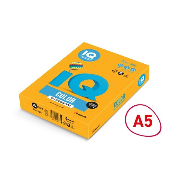 Strichpapier IQ Color A5-AG10, altgrau, 80 g/m2, 500l.