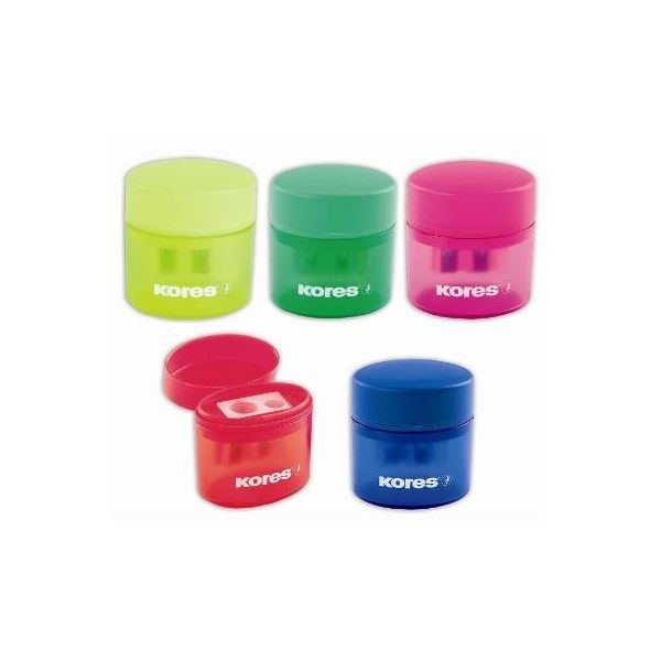 Kores Deposito Bleistiftspitzer mit Ablage, doppelt