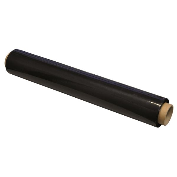 Stretchfolie Q-C - 1,2kg, 23mic, 50cm,110m, schwarz