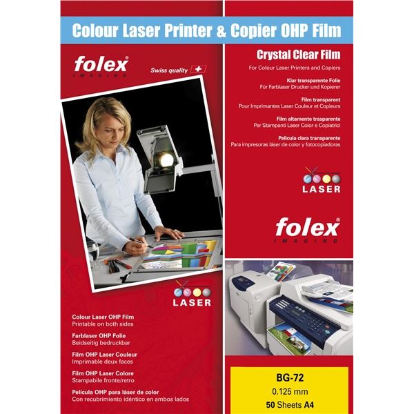Folex A4, für Laserdruck, BG-72, 50 Stück