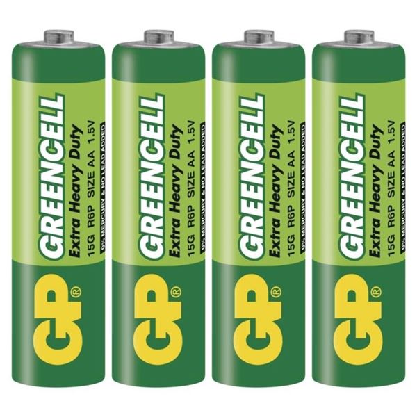 GP Greencell AA Zink-Luft-Batterie, LR6, 1,5V, 4 Stück
