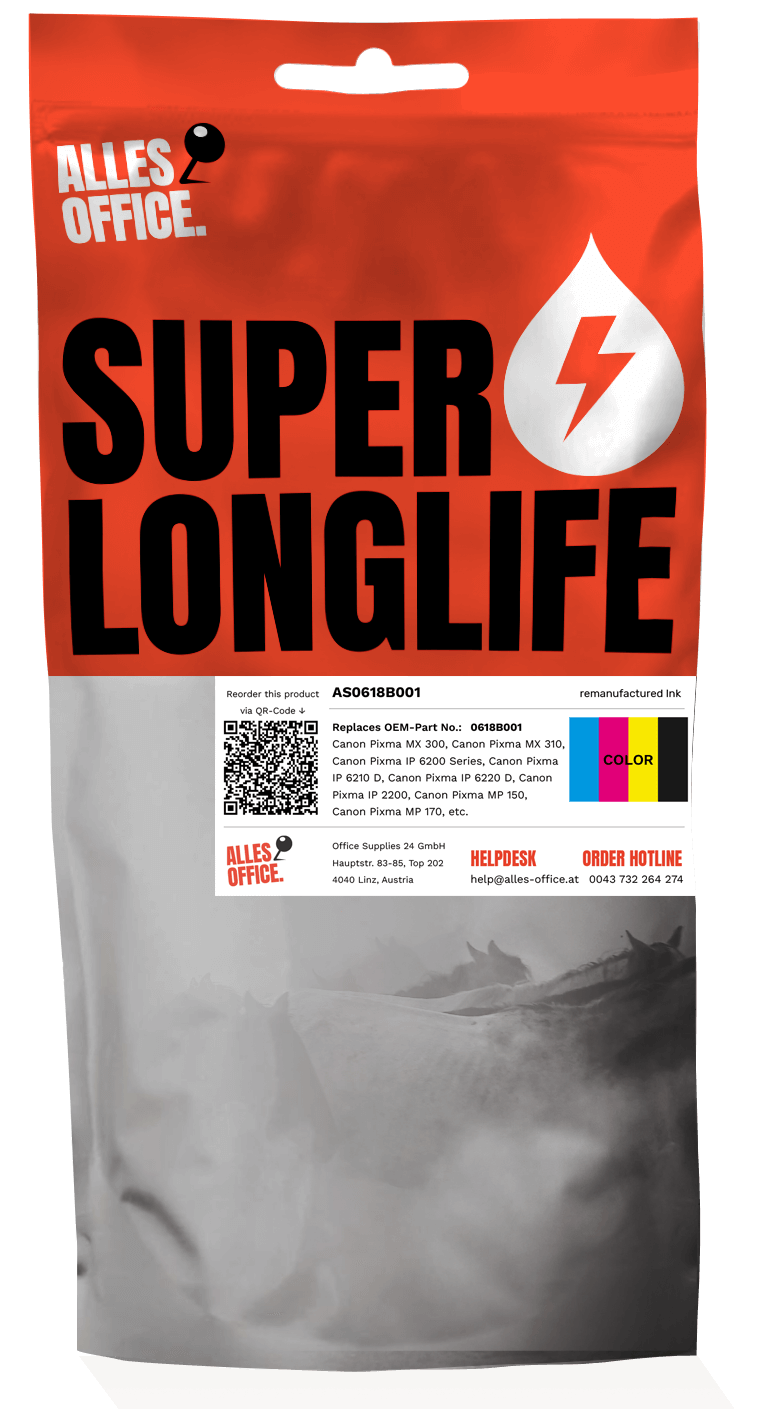 Superlonglife Canon 0618B001 / CL-51 Tinte color