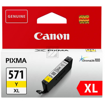 Original Canon 0334C001 / 571YXL Tinte gelb Canon Tintenpatrone gelb HC (0334C001, CLI-571XLY)