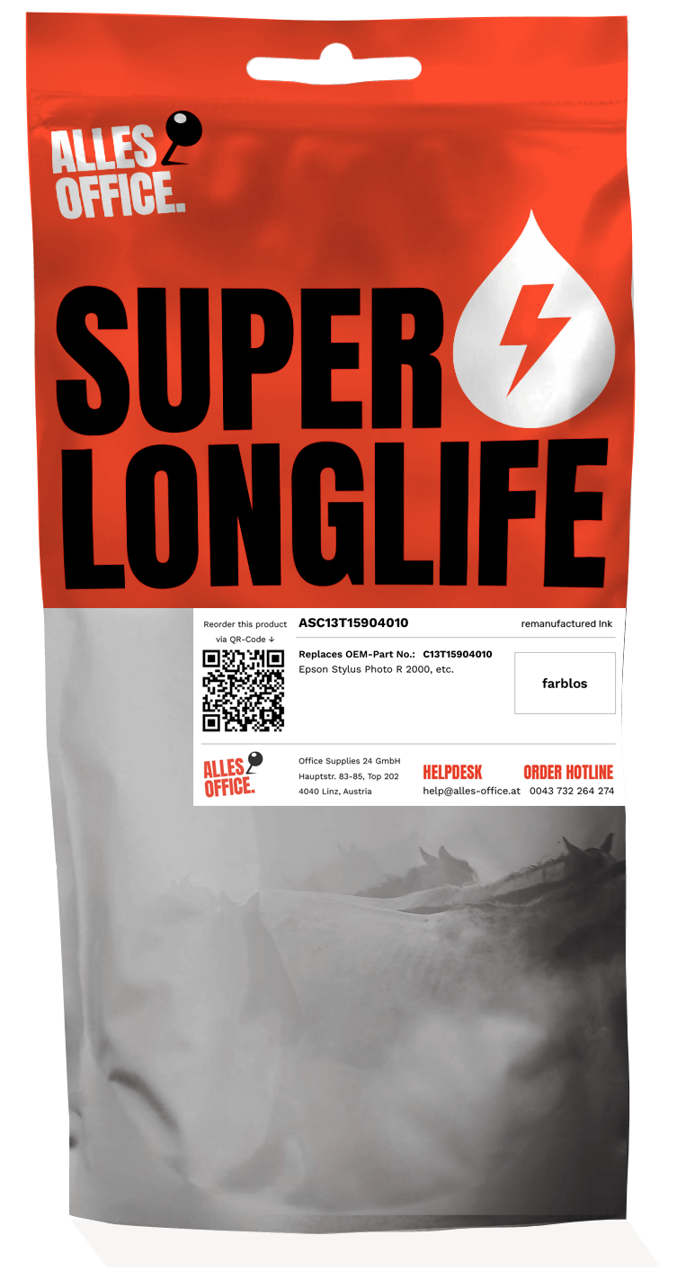 Superlonglife Epson C13T15904010 / T1590 Tinte farblos