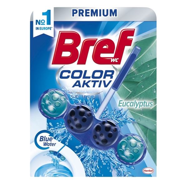 Toilettenstein Bref Color aktiv, Eukalyptus, 50g