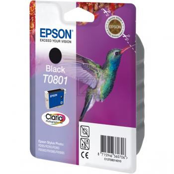 Test Epson Tintenpatrone schwarz (C13T08014010, T0801)