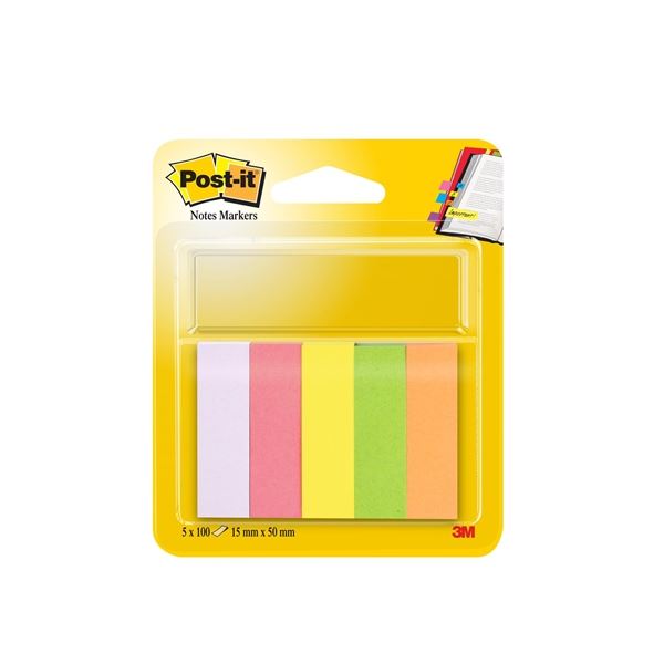 Index Marker 15x50mm 5-färbig POST-IT 670-5