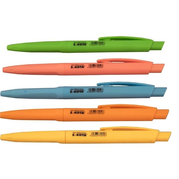 Kugelschreiber Sakota Oily Neon, Farbmischung