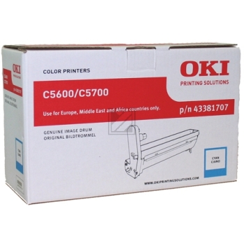 OKI Fotoleitertrommel cyan (43381707)