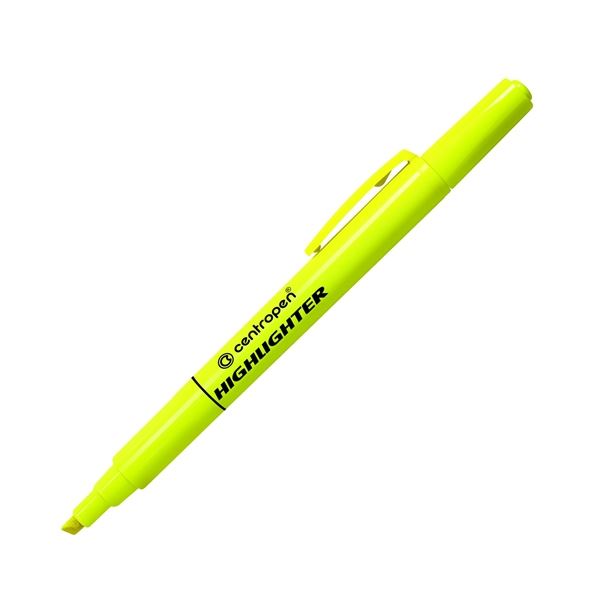 Textmarker Centropen 8722, gelb, 10 Stück