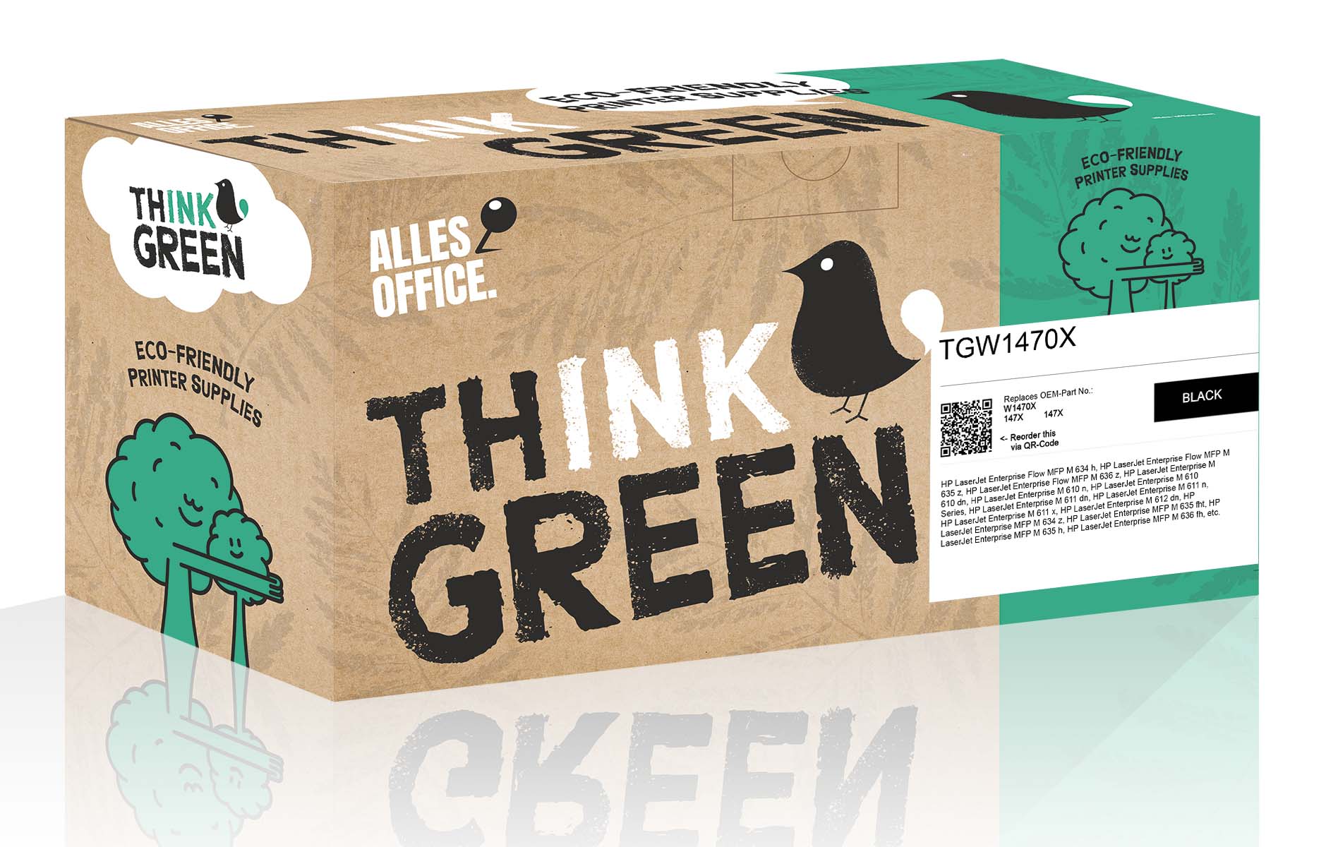 ThinkGreen HP W1470X / 147X Toner schwarz