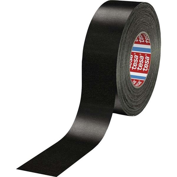 Tesa Textil-Isolierband, schwarz, 50 mm x 50 m