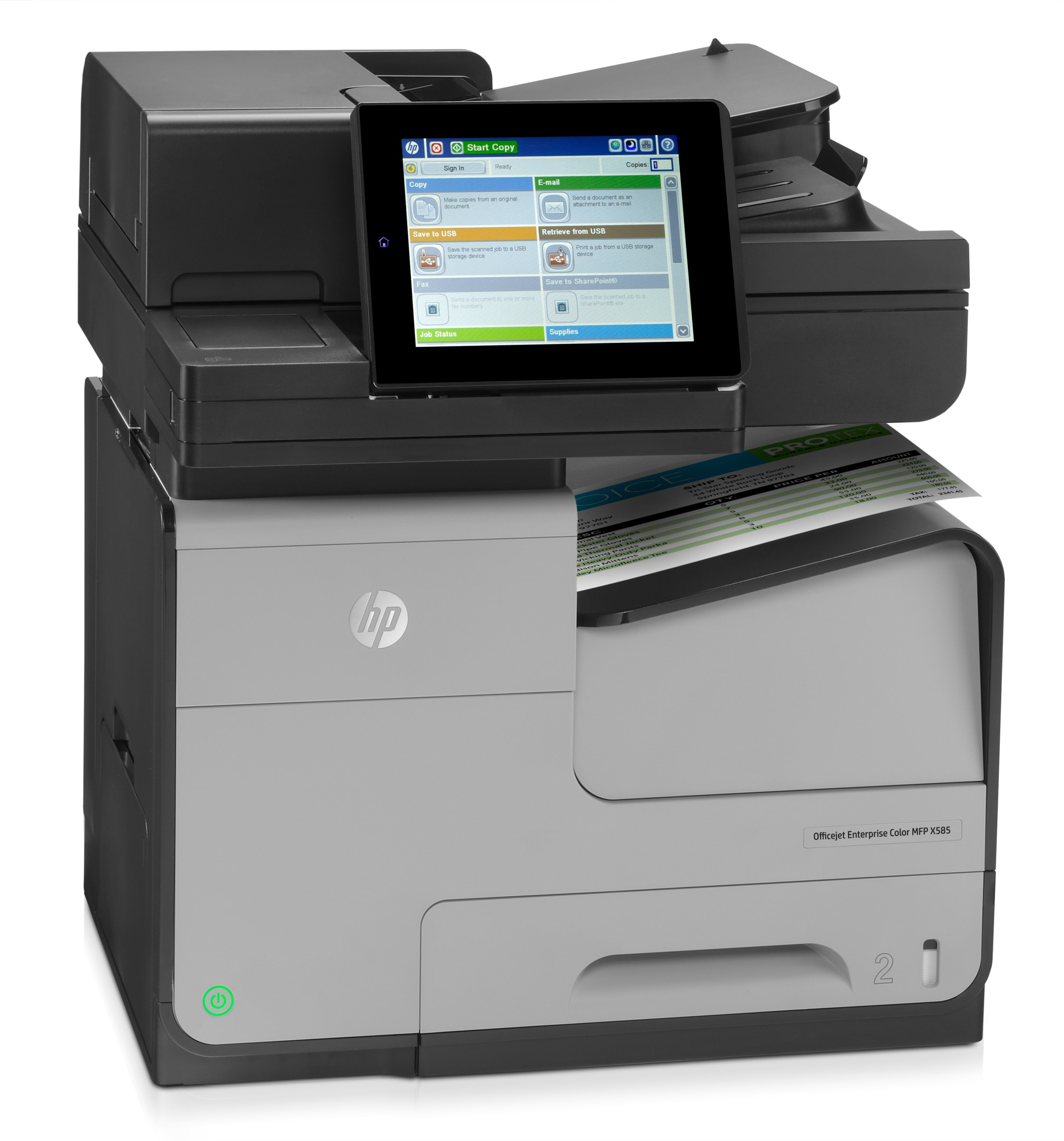 HP OfficeJet Enterprise Color-MFP X585f