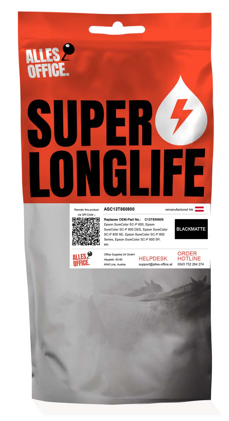 Superlonglife Epson C13T850800 / T8508 Tinte