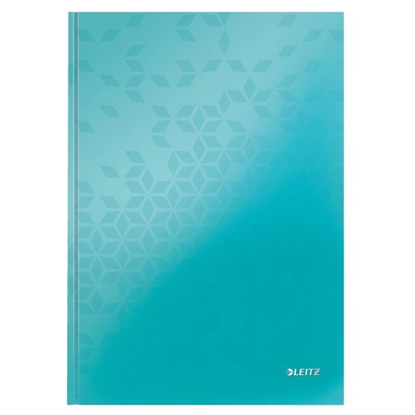 Leitz WOW Notizbuch A4, Linie, eisblau