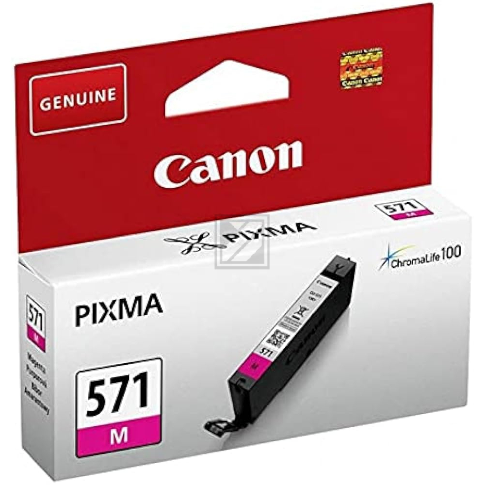 Test Canon Tintenpatrone magenta (0387C001, CLI-571M)
