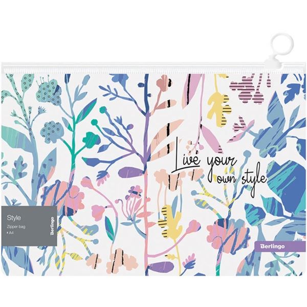 Zip-Umschlag Berlingo - A4, farbiges Motiv, 1 Stück