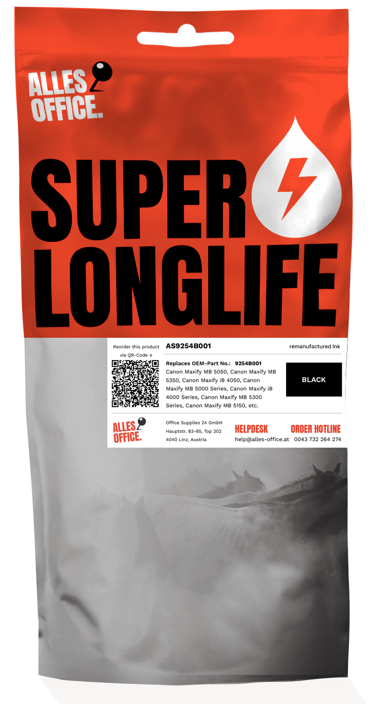 Superlonglife Canon 9254B001 / PGI-2500XLBK Tinte schwarz