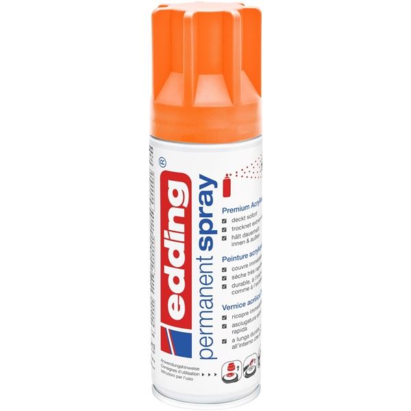 Acrylspray Edding 5200, neonorange