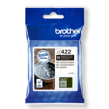 Original Brother LC422BK Tinte schwarz Brother Tintenpatrone schwarz (LC-422BK)